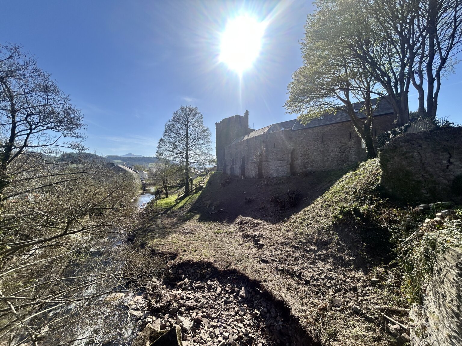 Trecastle Brecon Rivers About - The Castle, Brecon