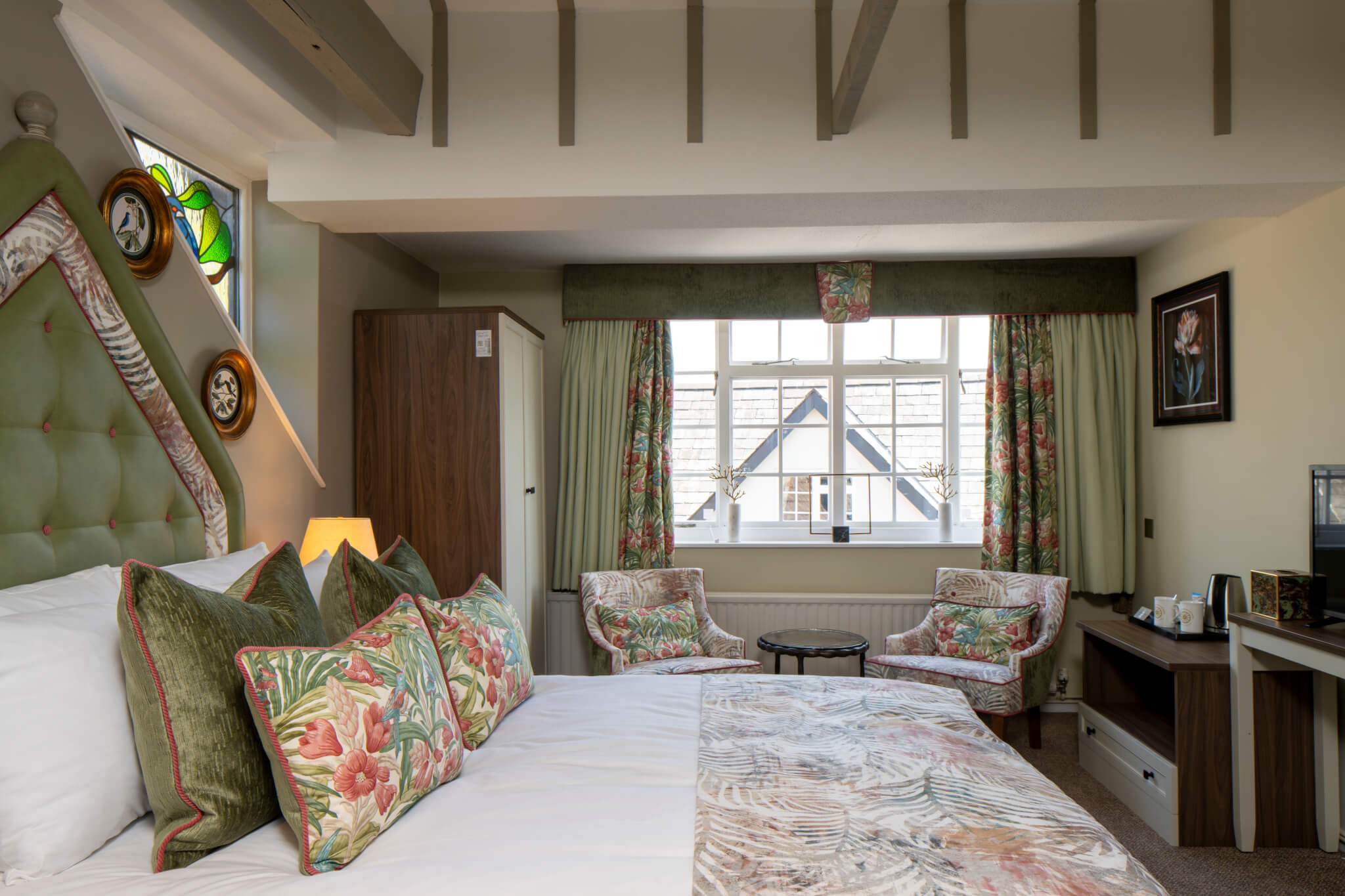 Castle Of Brecon Hotel Classic Double Room Bedroom