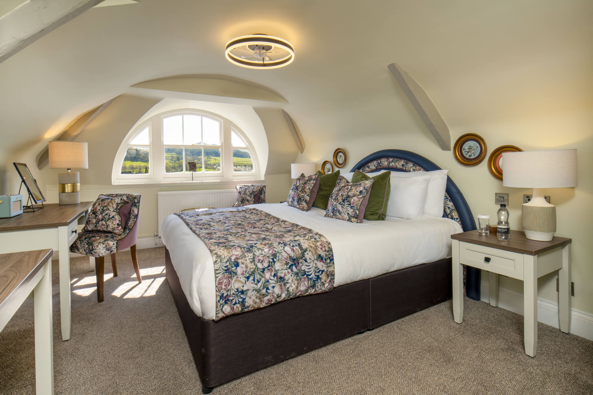 Castle Of Brecon Hotel Superior Double Room Bedroom